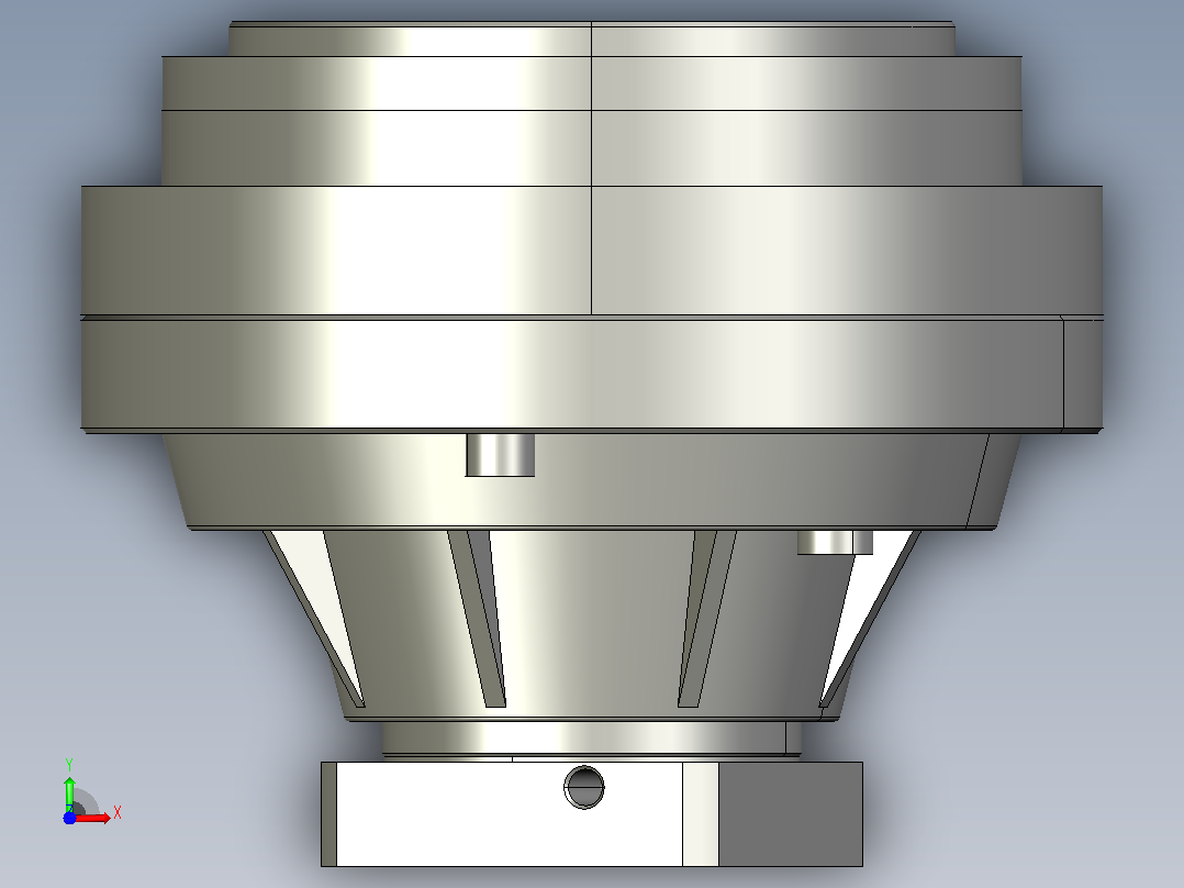 RV减速器常规产品外形图ZD-190BX-   -REA2-Z-B-19KEY-7090M5-3001前视图