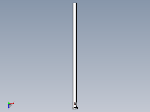 皮带直线轴半封闭可选导轨TPA-HNB-120D-110-L2850-LU-Y-P40-N3俯视缩略图