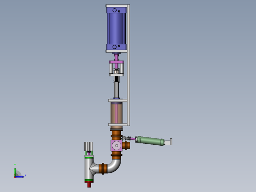 建筑砖材成型装置设计（SW+CAD+说明书）左视缩略图