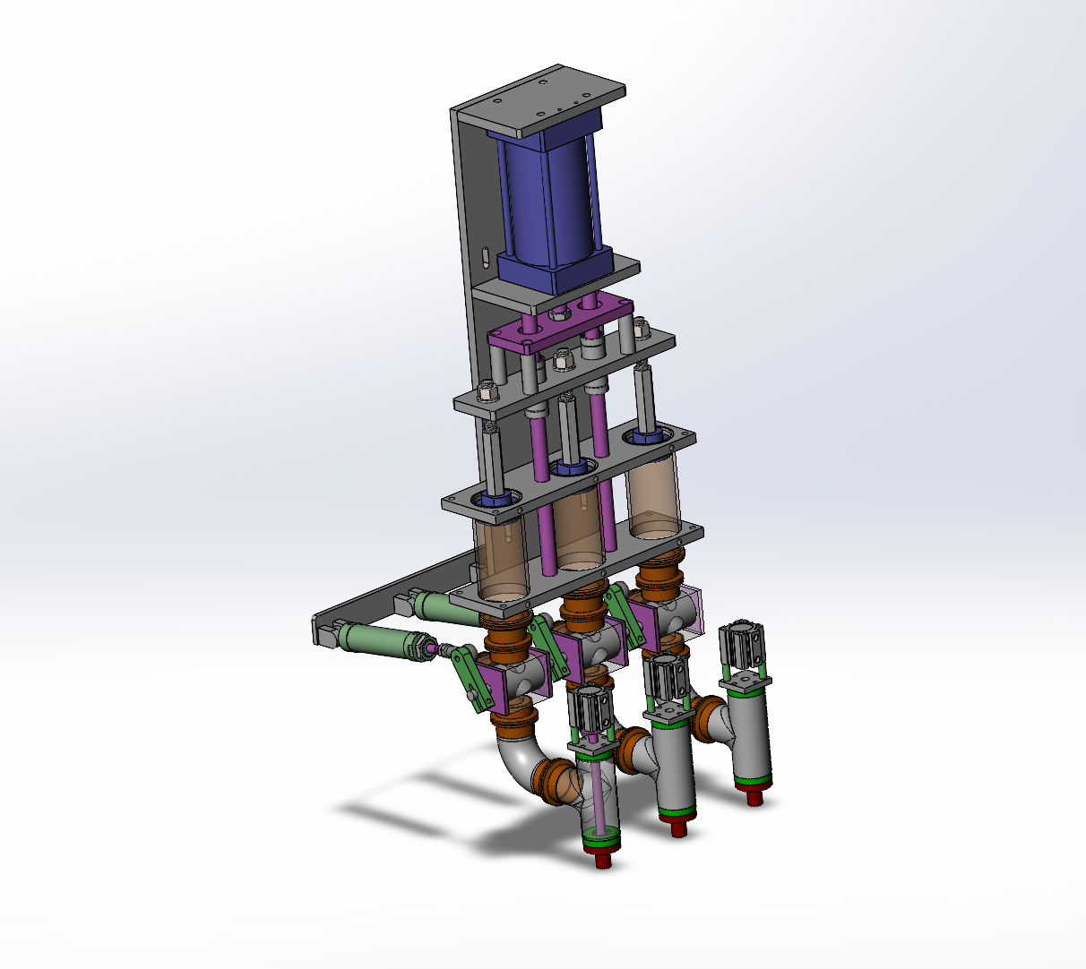 建筑砖材成型装置设计（SW+CAD+说明书）
