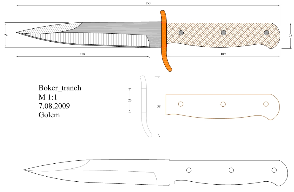 水果刀具CAD图纸模型DIY激光线切割钳工手工机械制作艺术品
