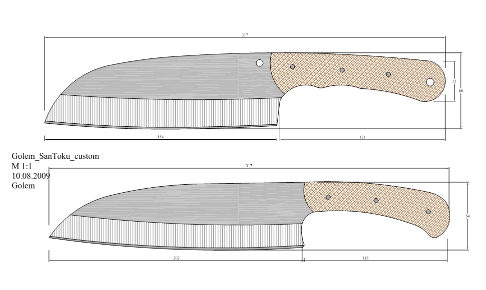 水果刀具CAD图纸模型DIY激光线切割钳工手工机械制作艺术品