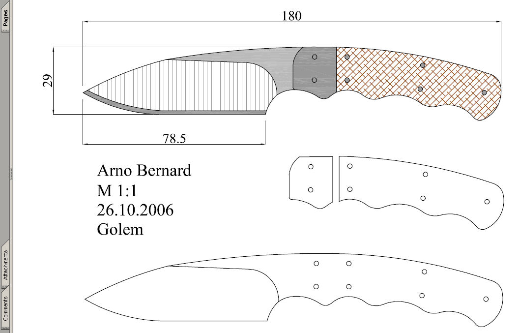 水果刀具CAD图纸模型DIY激光线切割钳工手工机械制作艺术品