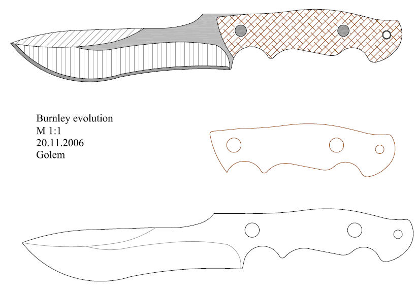 水果刀具CAD图纸模型DIY激光线切割钳工手工机械制作艺术品