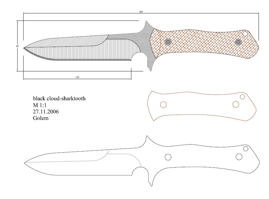 水果刀具CAD图纸模型DIY激光线切割钳工手工机械制作艺术品