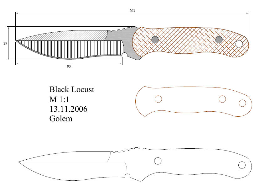 水果刀具CAD图纸模型DIY激光线切割钳工手工机械制作艺术品