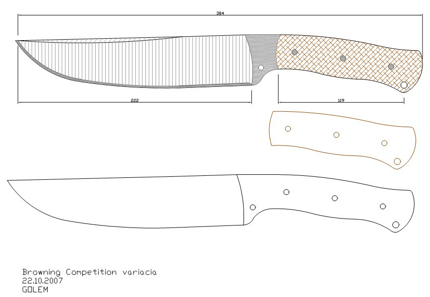 水果刀具CAD图纸模型DIY激光线切割钳工手工机械制作艺术品