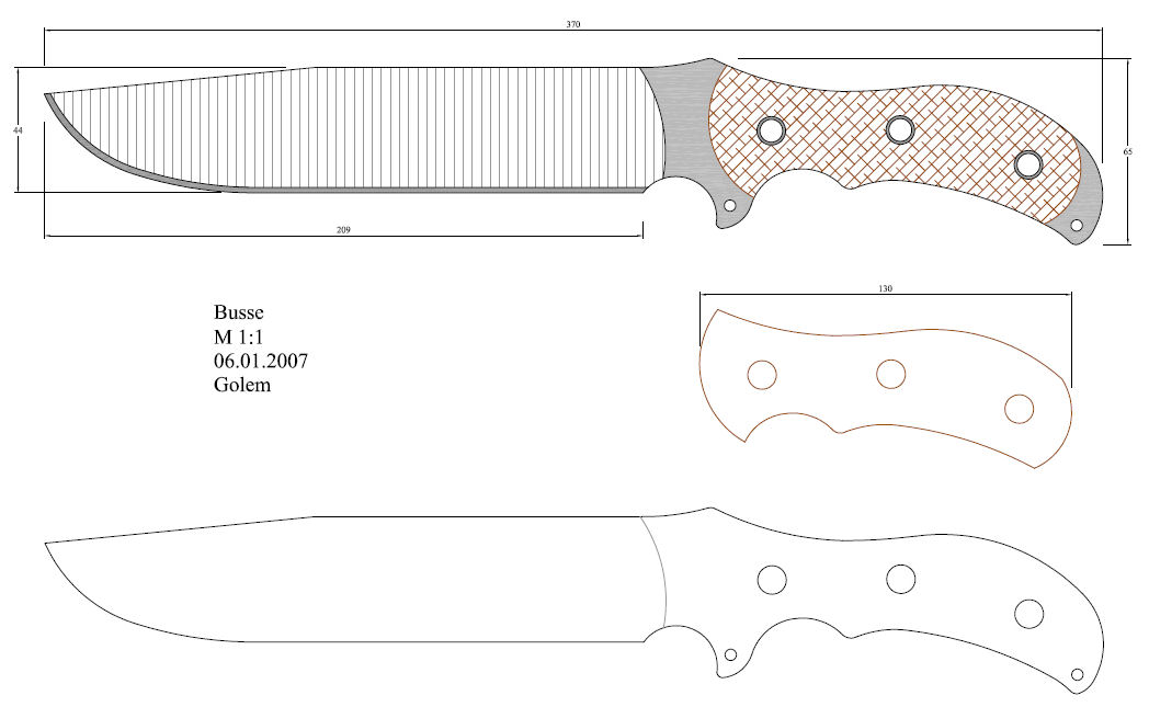 水果刀具CAD图纸模型DIY激光线切割钳工手工机械制作艺术品