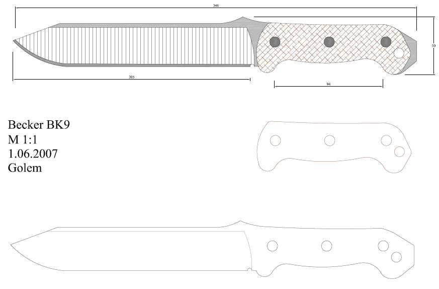 水果刀具CAD图纸模型DIY激光线切割钳工手工机械制作艺术品
