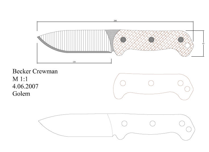 水果刀具CAD图纸模型DIY激光线切割钳工手工机械制作艺术品