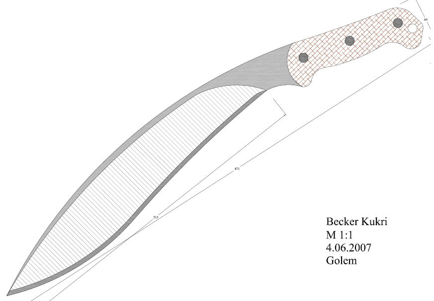 水果刀具CAD图纸模型DIY激光线切割钳工手工机械制作艺术品