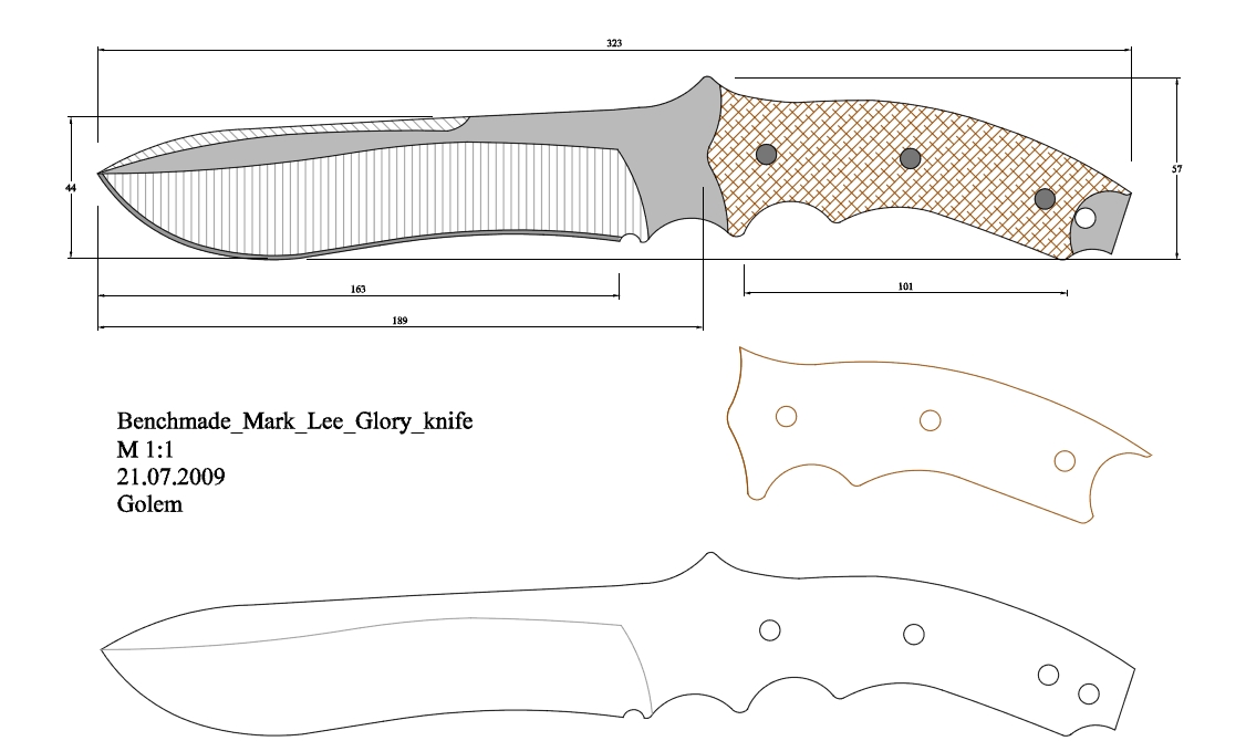 水果刀具CAD图纸模型DIY激光线切割钳工手工机械制作艺术品