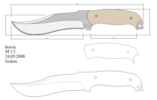 水果刀具CAD图纸模型DIY激光线切割钳工手工机械制作艺术品缩略图