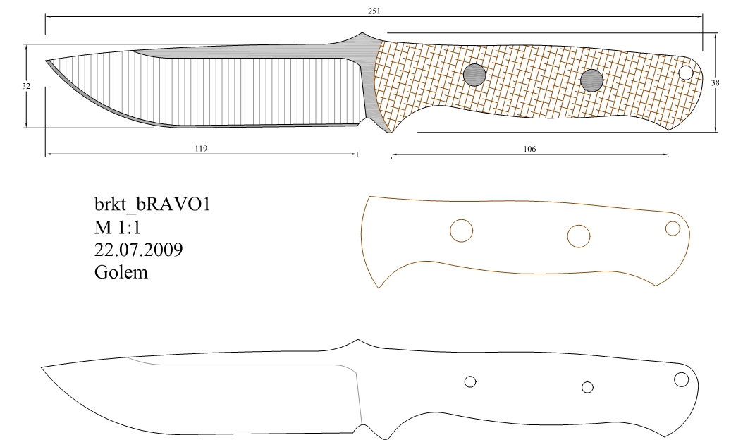 水果刀具CAD图纸模型DIY激光线切割钳工手工机械制作艺术品