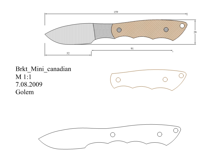 水果刀具CAD图纸模型DIY激光线切割钳工手工机械制作艺术品