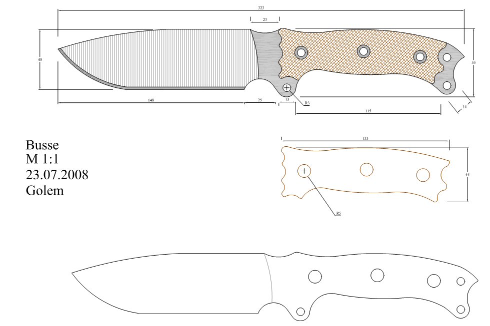 水果刀具CAD图纸模型DIY激光线切割钳工手工机械制作艺术品
