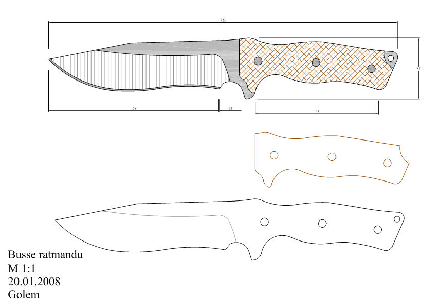 水果刀具CAD图纸模型DIY激光线切割钳工手工机械制作艺术品