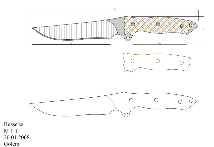 水果刀具CAD图纸模型DIY激光线切割钳工手工机械制作艺术品