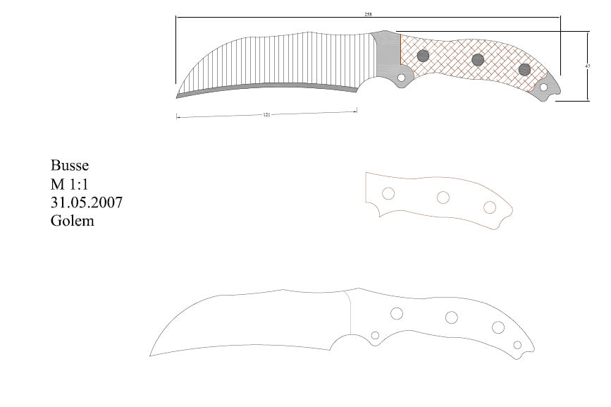 水果刀具CAD图纸模型DIY激光线切割钳工手工机械制作艺术品