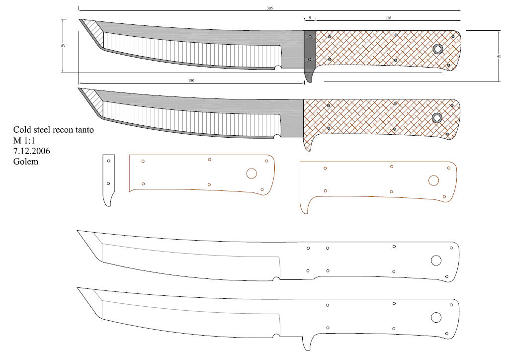 水果刀具CAD图纸模型DIY激光线切割钳工手工机械制作艺术品