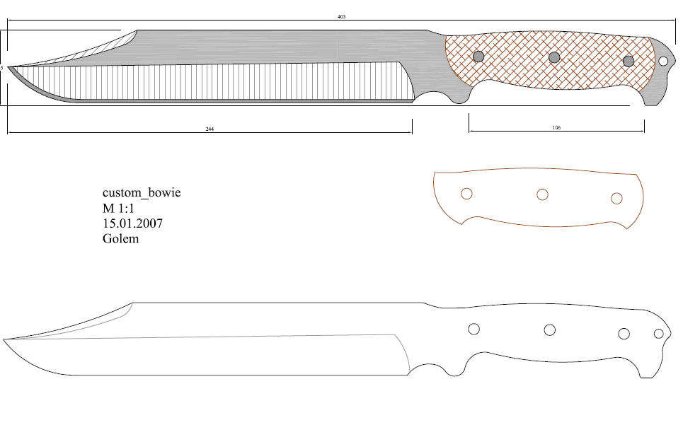 水果刀具CAD图纸模型DIY激光线切割钳工手工机械制作艺术品