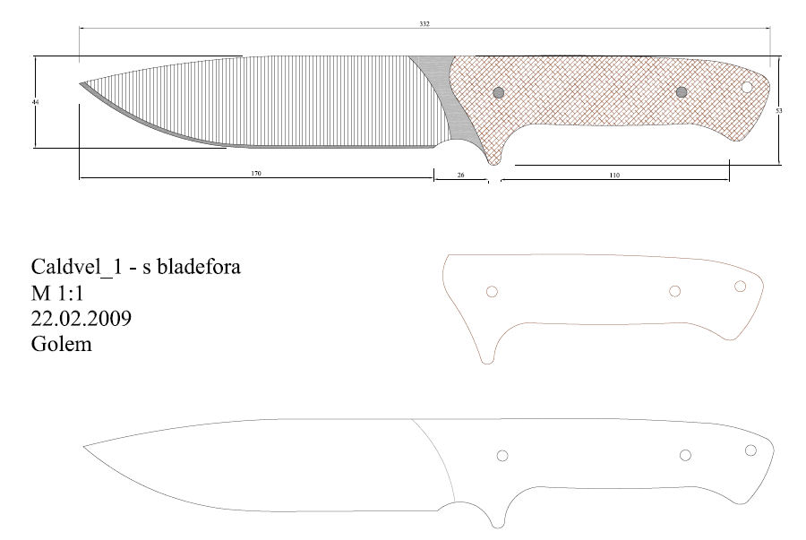水果刀具CAD图纸模型DIY激光线切割钳工手工机械制作艺术品