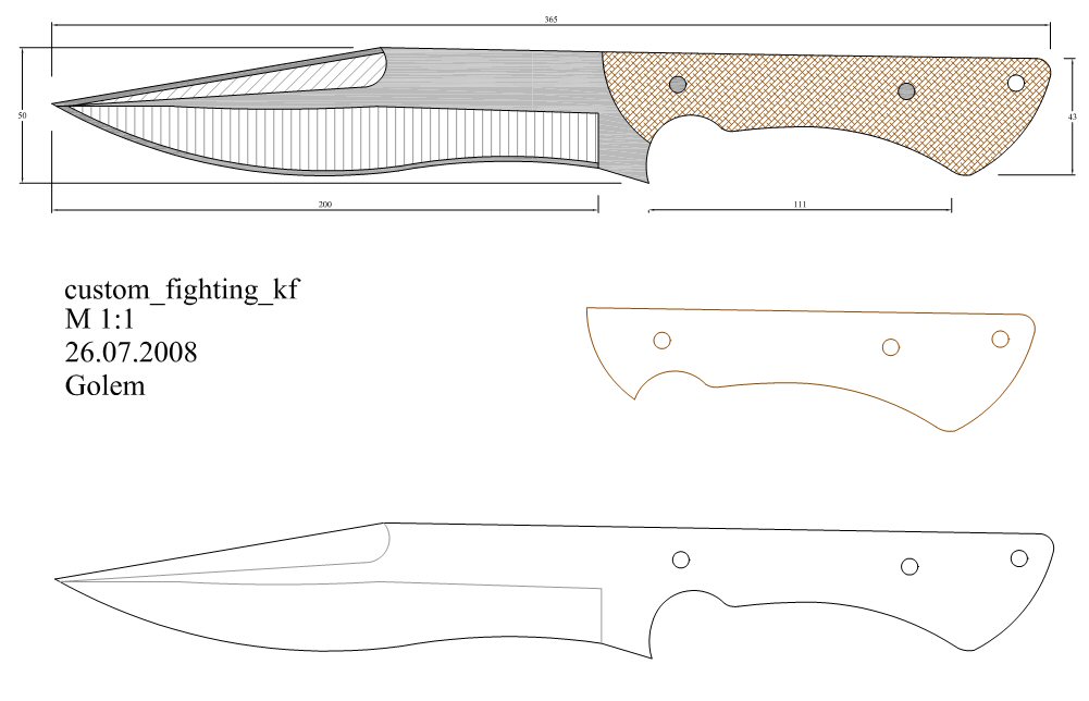 水果刀具CAD图纸模型DIY激光线切割钳工手工机械制作艺术品