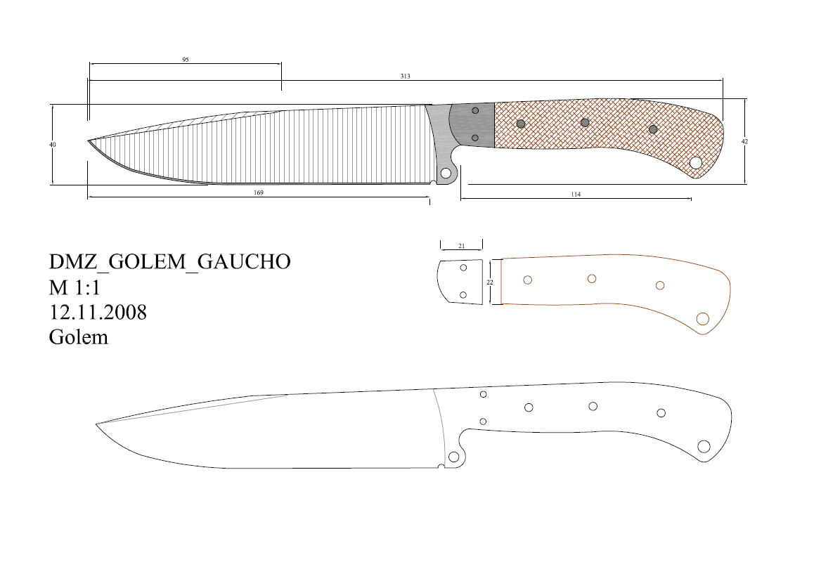 水果刀具CAD图纸模型DIY激光线切割钳工手工机械制作艺术品