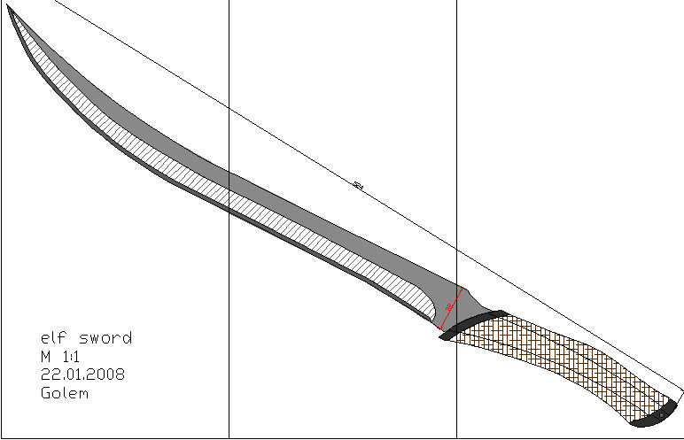 水果刀具CAD图纸模型DIY激光线切割钳工手工机械制作艺术品