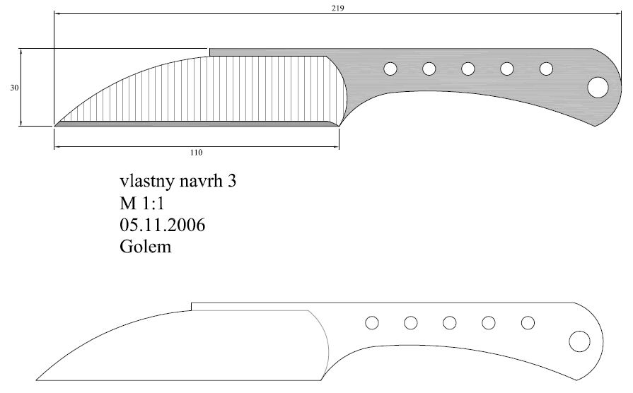 水果刀具CAD图纸模型DIY激光线切割钳工手工机械制作艺术品