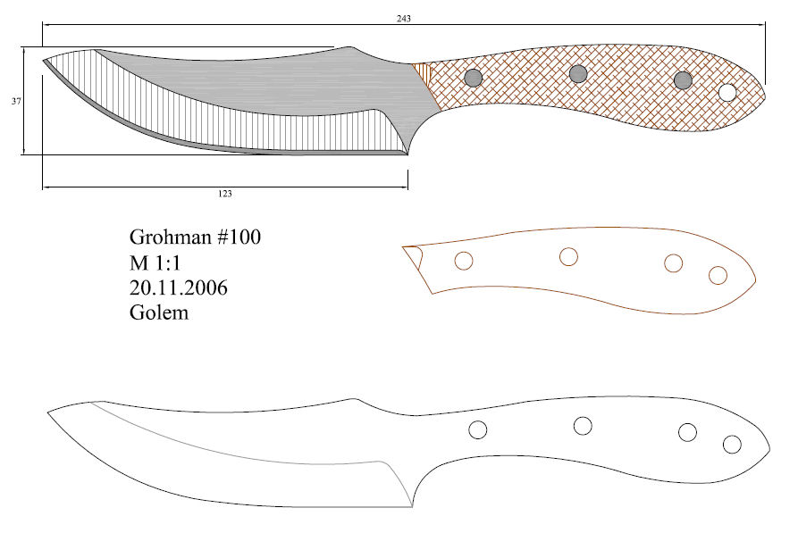 水果刀具CAD图纸模型DIY激光线切割钳工手工机械制作艺术品