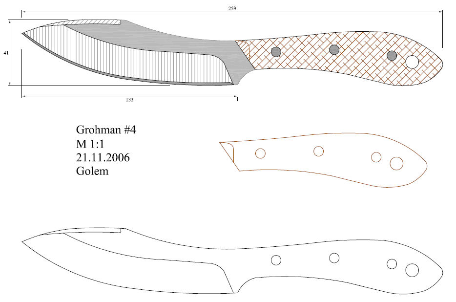 水果刀具CAD图纸模型DIY激光线切割钳工手工机械制作艺术品