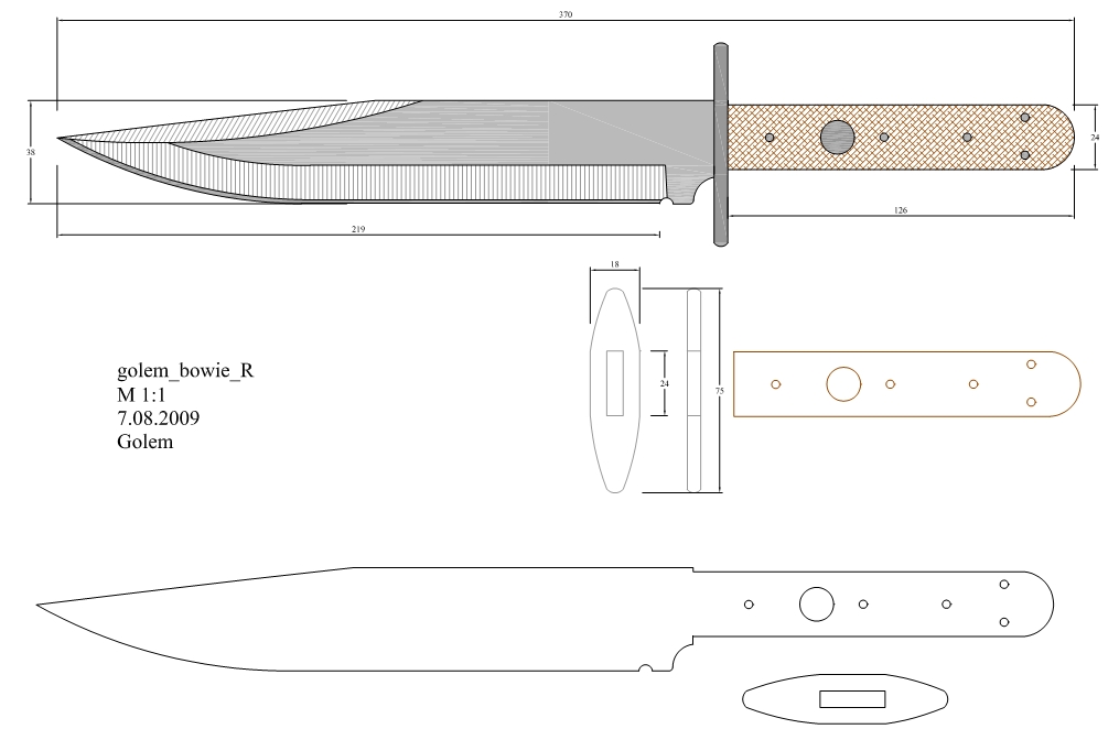 水果刀具CAD图纸模型DIY激光线切割钳工手工机械制作艺术品