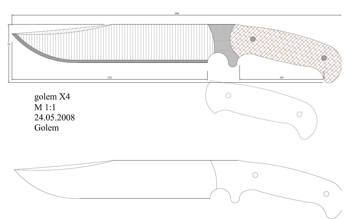 水果刀具CAD图纸模型DIY激光线切割钳工手工机械制作艺术品
