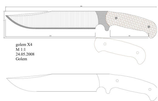 水果刀具CAD图纸模型DIY激光线切割钳工手工机械制作艺术品缩略图