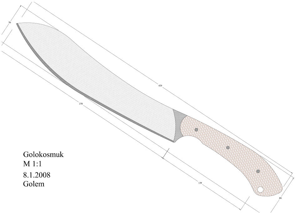 水果刀具CAD图纸模型DIY激光线切割钳工手工机械制作艺术品