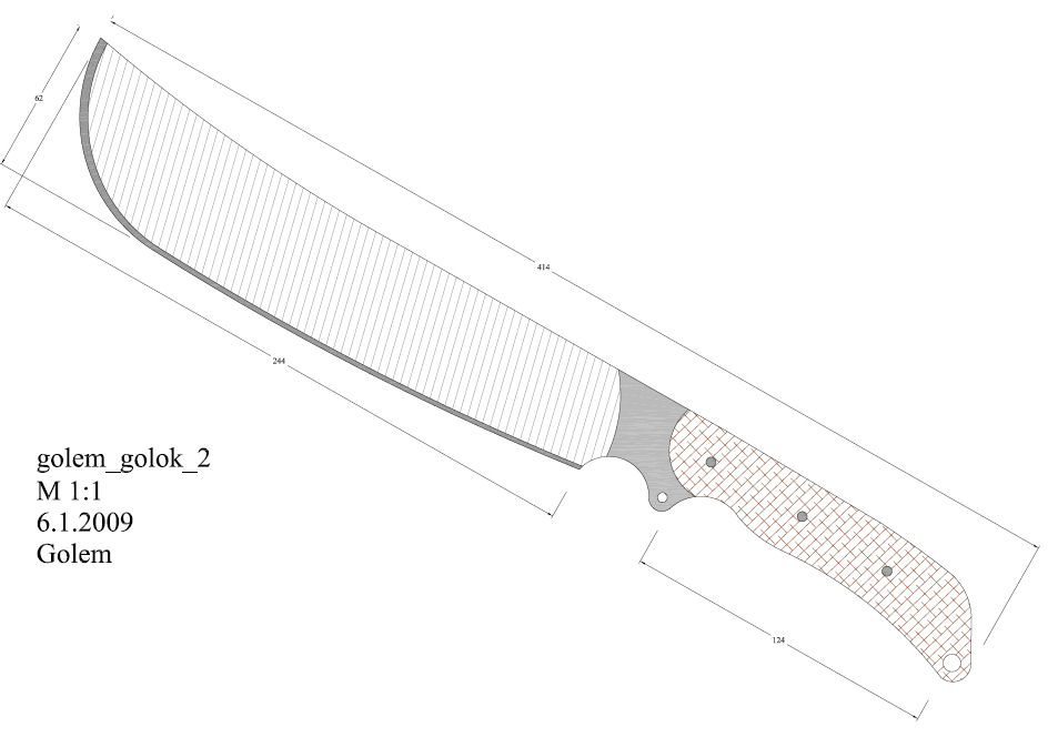 水果刀具CAD图纸模型DIY激光线切割钳工手工机械制作艺术品