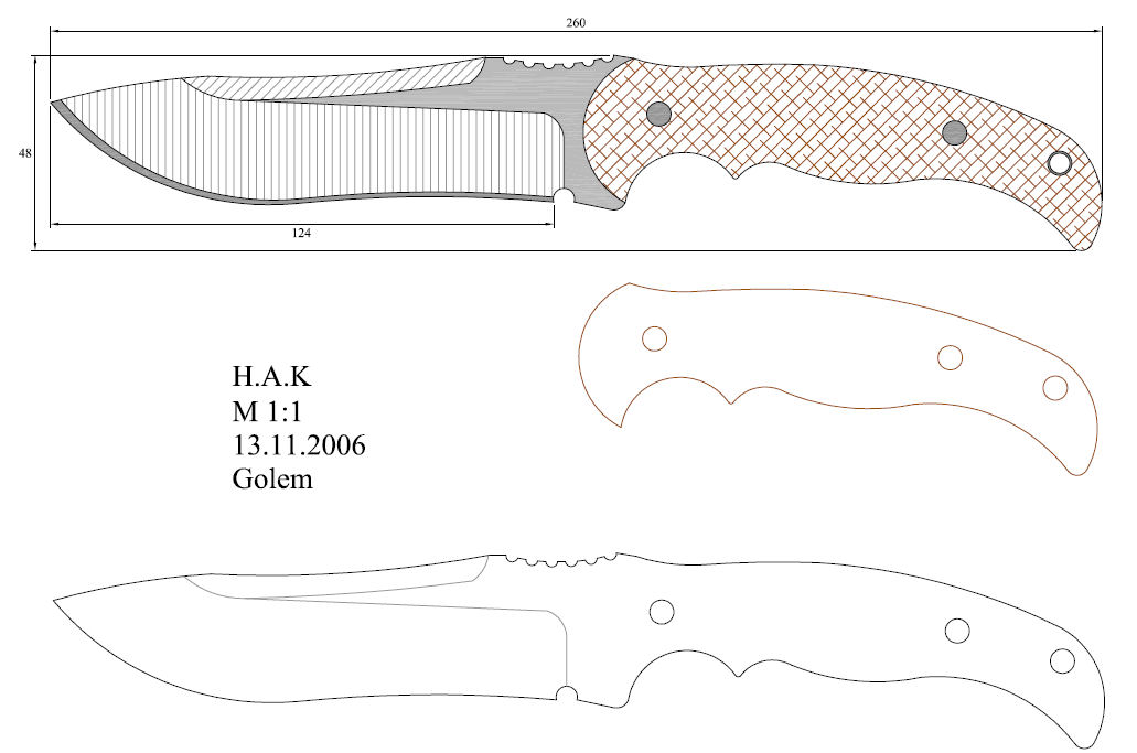 水果刀具CAD图纸模型DIY激光线切割钳工手工机械制作艺术品