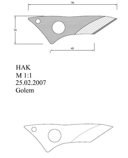 水果刀具CAD图纸模型DIY激光线切割钳工手工机械制作艺术品