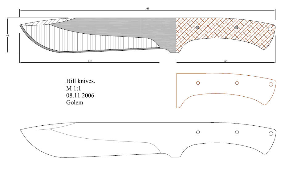 水果刀具CAD图纸模型DIY激光线切割钳工手工机械制作艺术品