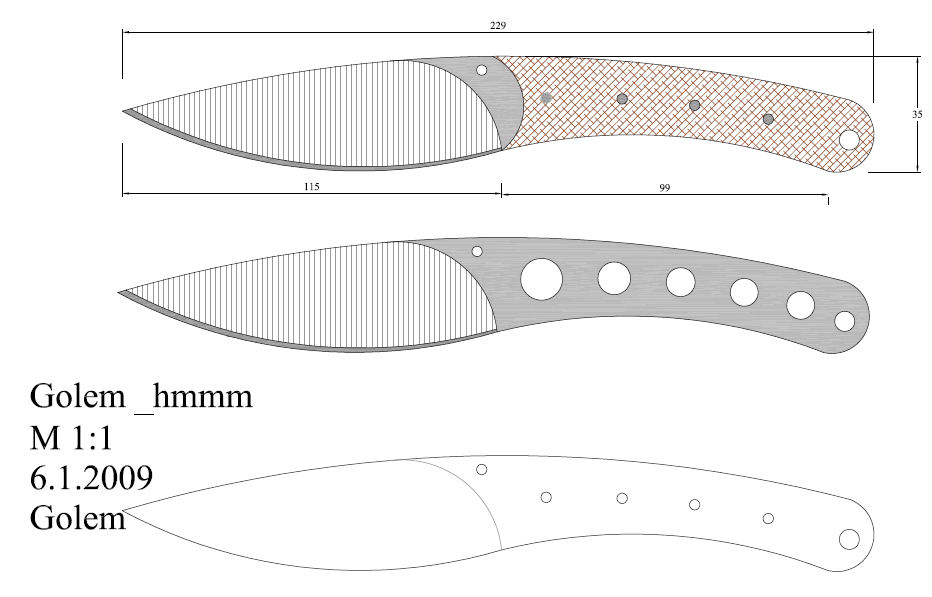 水果刀具CAD图纸模型DIY激光线切割钳工手工机械制作艺术品