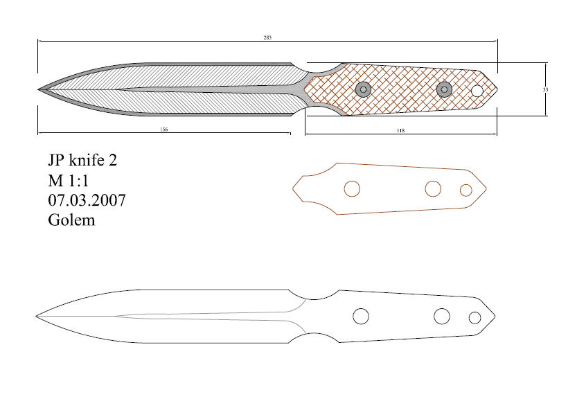 水果刀具CAD图纸模型DIY激光线切割钳工手工机械制作艺术品