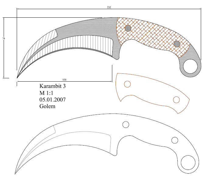 水果刀具CAD图纸模型DIY激光线切割钳工手工机械制作艺术品