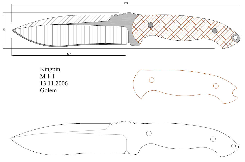 水果刀具CAD图纸模型DIY激光线切割钳工手工机械制作艺术品