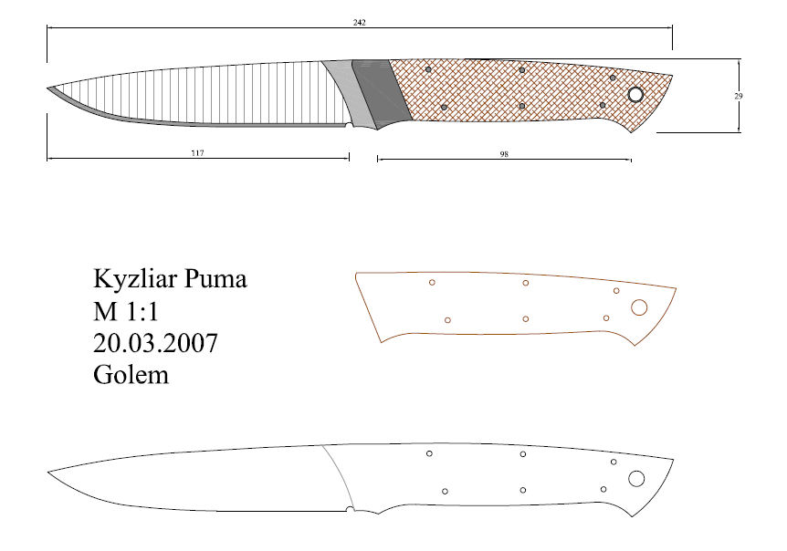 水果刀具CAD图纸模型DIY激光线切割钳工手工机械制作艺术品