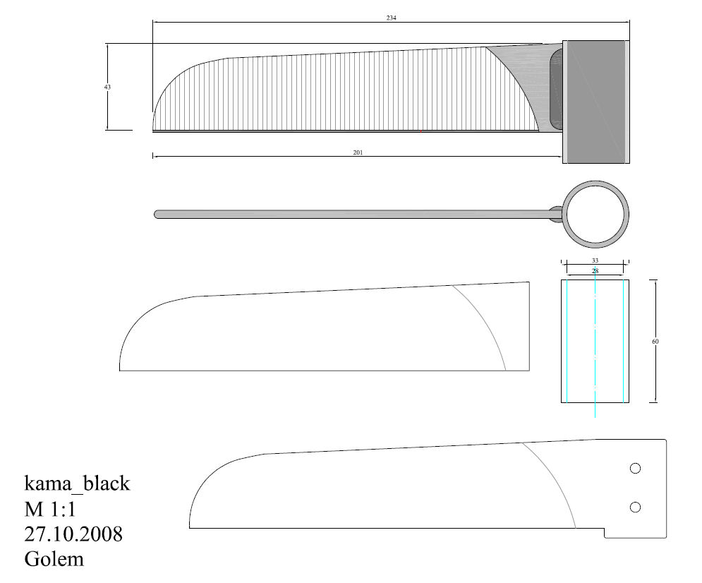 水果刀具CAD图纸模型DIY激光线切割钳工手工机械制作艺术品