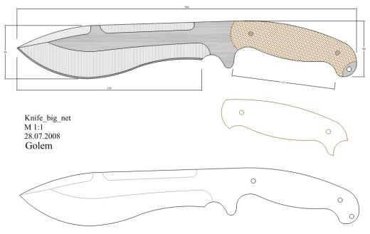 水果刀具CAD图纸模型DIY激光线切割钳工手工机械制作艺术品缩略图