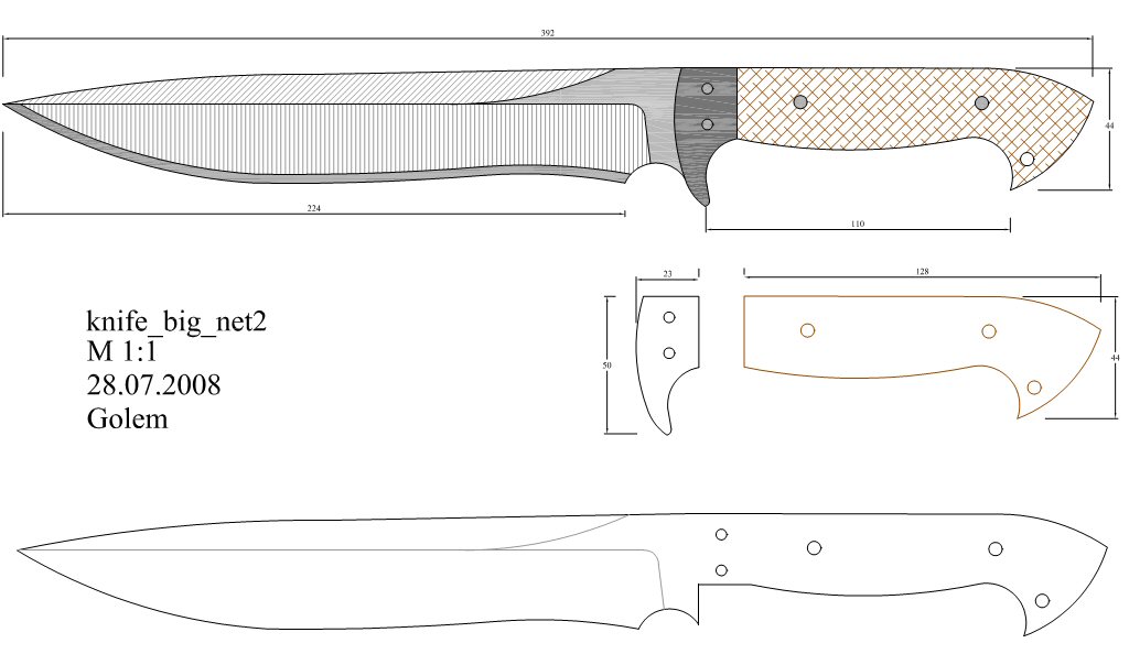 水果刀具CAD图纸模型DIY激光线切割钳工手工机械制作艺术品