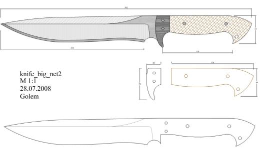 水果刀具CAD图纸模型DIY激光线切割钳工手工机械制作艺术品缩略图