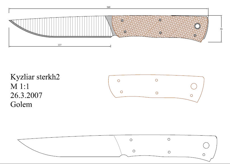 水果刀具CAD图纸模型DIY激光线切割钳工手工机械制作艺术品